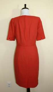 JCrew Index Dress in Wool Crepe New $188 Decadent Red 2  