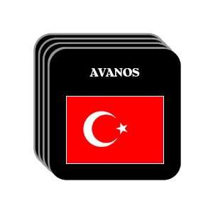  Turkey   AVANOS Set of 4 Mini Mousepad Coasters 