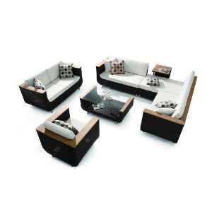  Vig Furniture H01V3 5 Piece Outdoor Sofa Set Complete 