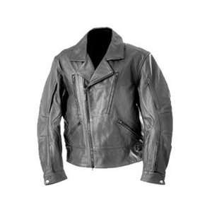  Closeout   FirstGear Honcho Leather Jacket   Black 3X 
