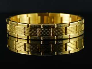 b447 Charming Gold Plated Stainless Steel Bracelet MEN  