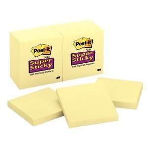  Post it® Notes, Super Sticky Pad, 3 Inches x 3 Inches 