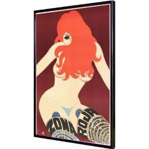  Zona Roja 11x17 Framed Poster