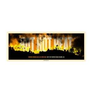  HOT HOT HEAT   Limited Edition Concert Poster   by 