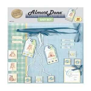  Almost Done Page Kit 12X12   Baby Boy Arts, Crafts 