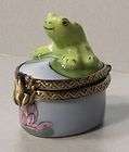 NEW Small Frog, No.120 Porcelain Limoges Box NEW