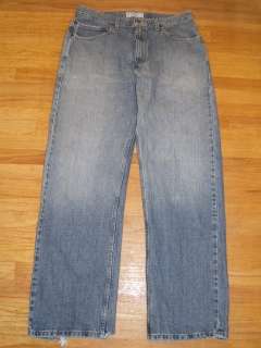 Mens Levis Strauss Jeans Loose Straight Fit Size 34x34 Rugged Look 