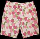 Gymboree TULIP GARDEN Pink Floral Bermuda Shorts 8  