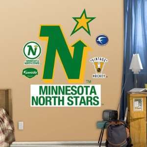  Minnesota North Stars Vintage Logo Fathead NIB Everything 