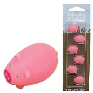  Decor Craft Pink Pigs Mini Mag 6 Pk Automotive