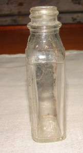 Vintage Glass Illinois Duraglass Medicine Bottle  