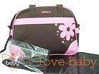 Dark Blue Car Baby Diaper Nappy Changing Bags 4Pcs items in I love 