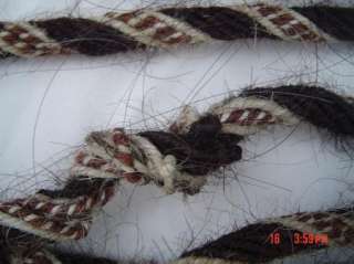 FINELY WOVEN HORSEHAIR MECATE  