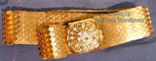 Dress Belt Golden Northern Thai Style Jeweled design  