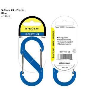  NiteIze Plastic S Biner Size 4 Blue SBP4 03 03 Sports 
