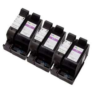  Ink Cartridge Replacement for HP 15 and HP 17 (3 Black, 3 Color