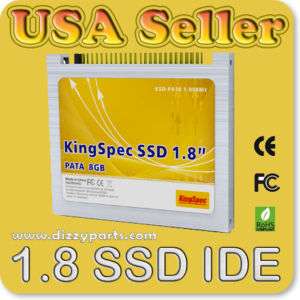 NEW KingSpec 1.8 8GB IDE SSD DRIVE IBM X40 X41 X41t etc  