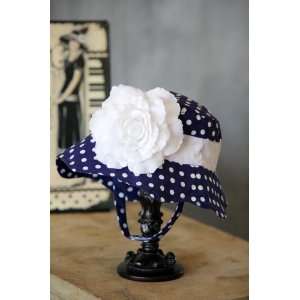 Fancy That Hat Navy Blue with White Dots 3 12 months 