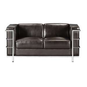    900240 Fortress Collection Leather Love Seat in