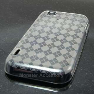   Argyle Candy Skin TPU Gel Case Cover For LG myTouch (T Mobile)  