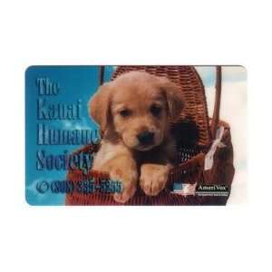 Collectible Phone Card The Kauai Humane Society   Photo of Cute Puppy 
