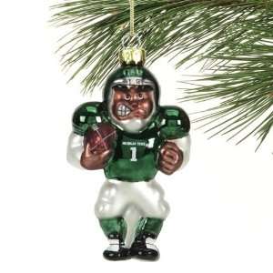  Michigan State Spartans Angry Football Player Glass 