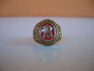 1954 Saint Rita High School Ring 10k Gold  