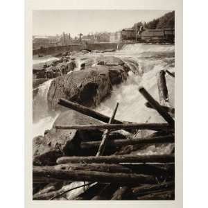  1930 Hydroelectric Plant Honefoss Begna River Norway 