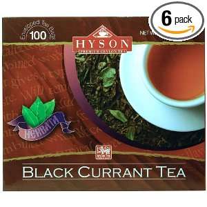 Hyson Tea, Black Currant, 100 Count Grocery & Gourmet Food