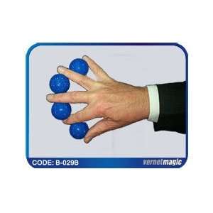  Multiplying Balls Plastic Blue Magic Trick Set Close Up 