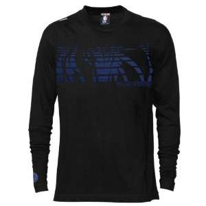  Dallas Mavericks Black Slash Graphic Long Sleeve T shirt 