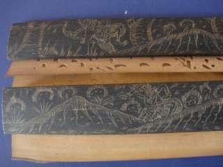 Antique Bamboo or Palm leaf Manuscript of Art Nepal   India  