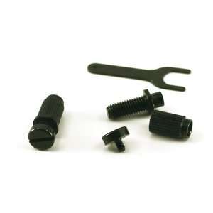   (TAILPIECE NOT INCLUDED) METRIC BLACK (PAIR) Musical Instruments