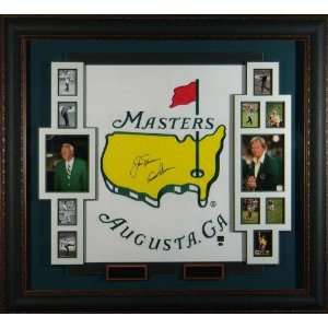  Arnold Palmer Jack Nicklaus Signed Masters Framed House 