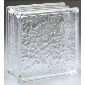   GB028841P Glass Block 8 x 8 x 4 Icescapes Block