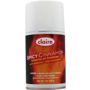 Claire C 122 7 Oz. Spicy Cinnamon Metered Air Freshener Aerosol Can 