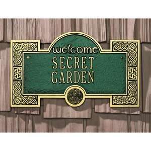  Celtic English Welcome Plaques   2 Line
