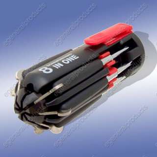 in 1 Portable Torch Screwdriver LED light 8 in one  