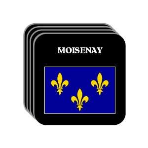  Ile de France   MOISENAY Set of 4 Mini Mousepad Coasters 