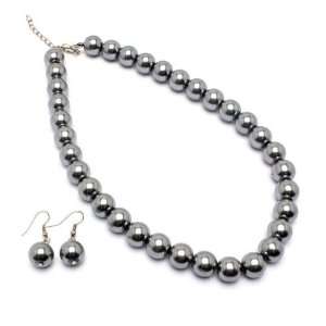  Never Go Out of Style   12mm Gray Pearl Earrings 