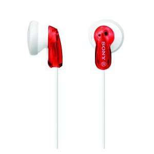  Sony Fashion Earbuds Red 13.5Mm Drivers In The Ear Design 