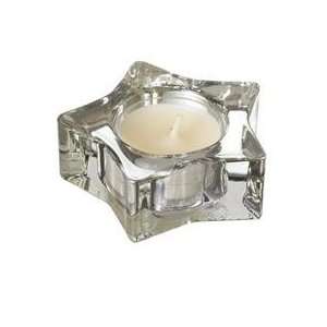  Colonial Candle Americana Glass Star Tealight Candle 