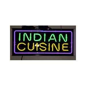 Indian Cuisine Neon Sign 13 x 30