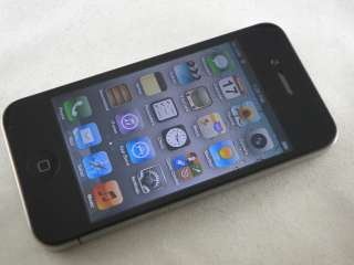 APPLE IPHONE 4 16GB 16 GB BLACK CELL PHONE AT&T GSM WIFI GPS CAMERA 