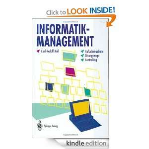 Informatik Management Aufgabengebiete, Lösungswege, Controlling 