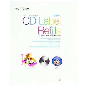   White Photo Gloss CD Labels 1440dpi for Inkjets
