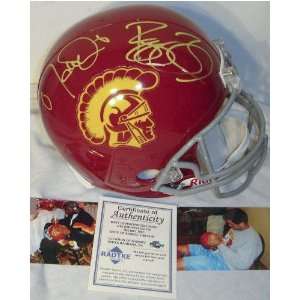 Reggie Bush and Matt Leinart USC Trojans Autographed Full Size Replica 
