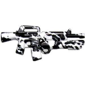   Weapon M16DBG Masterkey WHITE with TIGER STRIPE CAMO Toys & Games