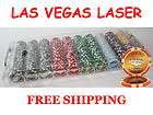 500ct 14G LAS VEGAS CASINO TABLE CLAY POKER CHIPS SET A