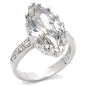  CZ Engagement Rings   Marquise Cut CZ Solitaire Ring 